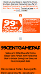 Mobile Screenshot of 99centgameparts.com